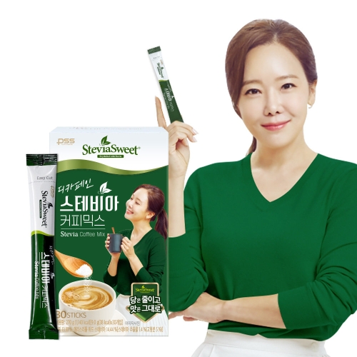 펄세스 디카페인 스테비아 커피믹스 30개입 (4개)_이미지