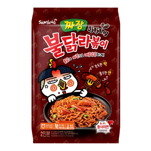 삼양식품 짜장 불닭라볶이 321g (10개)_이미지