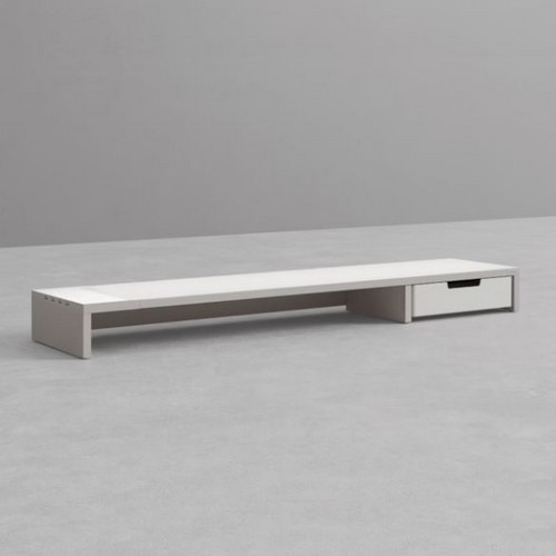 데스커 고속무선충전 USB허브 서랍형 모니터 받침대 2.0_이미지