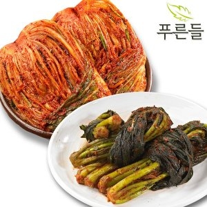 푸른들 전라남도 함평김치 / 포기김치 1kg + 여수갓김치 1kg