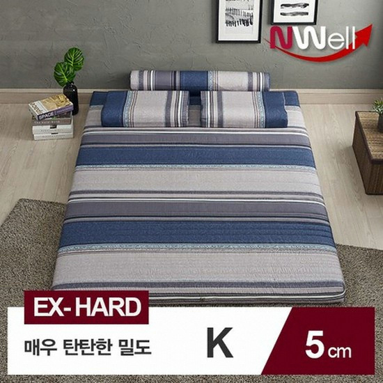 신우팜앤라텍스 느웰 3모드 하드 천연라텍스 매트리스 K (5cm)_이미지