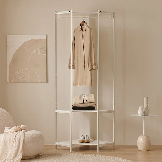 에린 코너형 철제 드레스룸 시스템 옷장 600