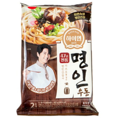 SPC삼립 하이면 47년 전통 명인우동 422g (2개)_이미지