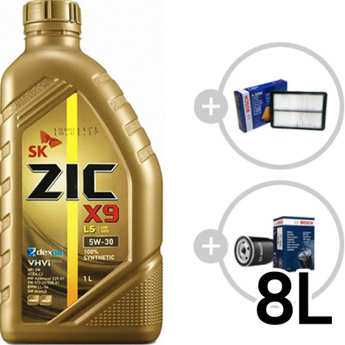SK엔무브 지크 X9 LS 5W30 + 보쉬필터 스포티지더볼드 2.0 디젤_이미지