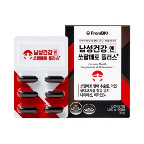 프롬바이오 남성건강엔 쏘팔메토 플러스 30캡슐 (1개)