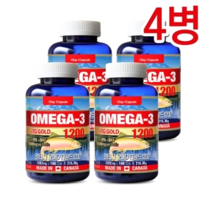 통라이프 오메가3 골드 1200 180캡슐 (4개)_이미지