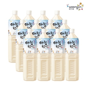 아침햇살 1.5L 12개 대용량 곡물 쌀 음료