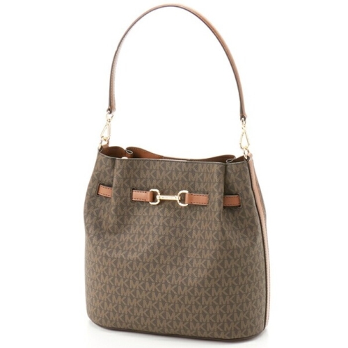 마이클코어스 칼슨 컨버터블 버킷 크로스백 미디엄 브라운 핸드백 35R6G2ZS6B200