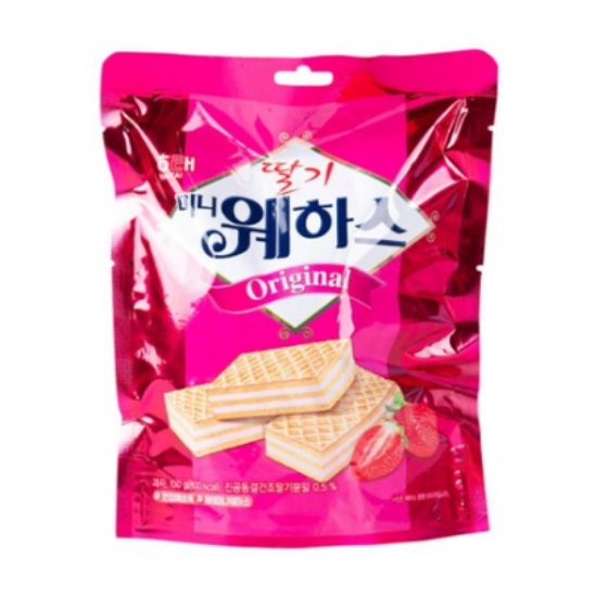 딸기 미니 웨하스 150g