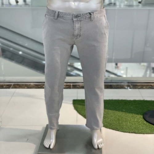 바쏘옴므 WSZ3PS82A 라이트그레이 4WAY 면 스판 데님 팬츠_이미지