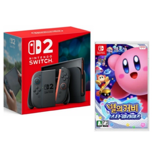 Nintendo 닌텐도 스위치 2 게임 타이틀(SWITCH1) 세트 (별의 커비 스타얼라이즈)
