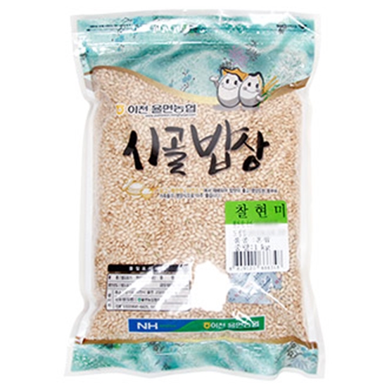 율면농협 시골밥상 찰현미 1kg (20년산) (1개)_이미지