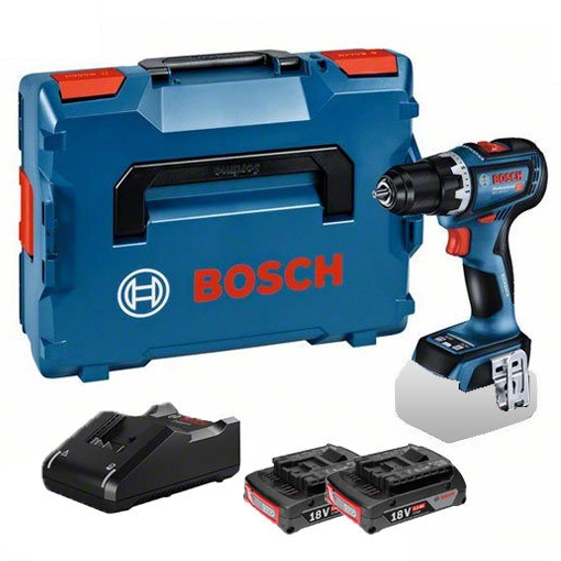 보쉬 GSR 18V-90 C (2.0Ah, 배터리 2개)_이미지