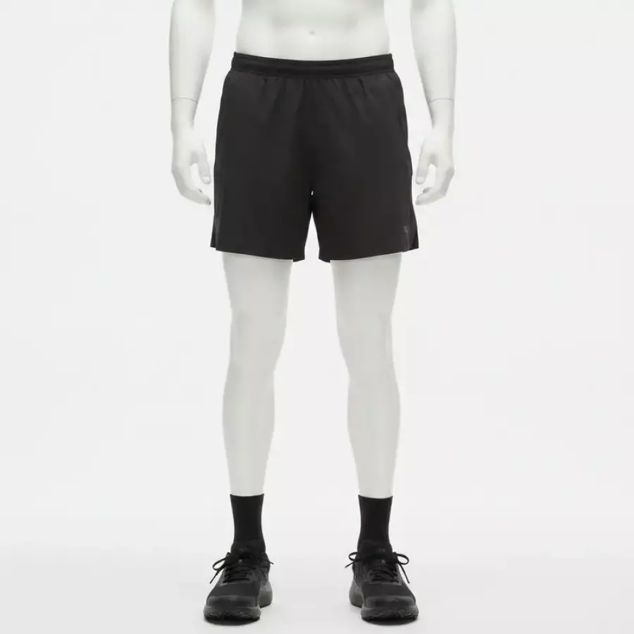 룰루레몬 마일 메이커 런 크루 립스탑 라이너리스 쇼츠 6inch BLK LM7BLQS 0001_이미지