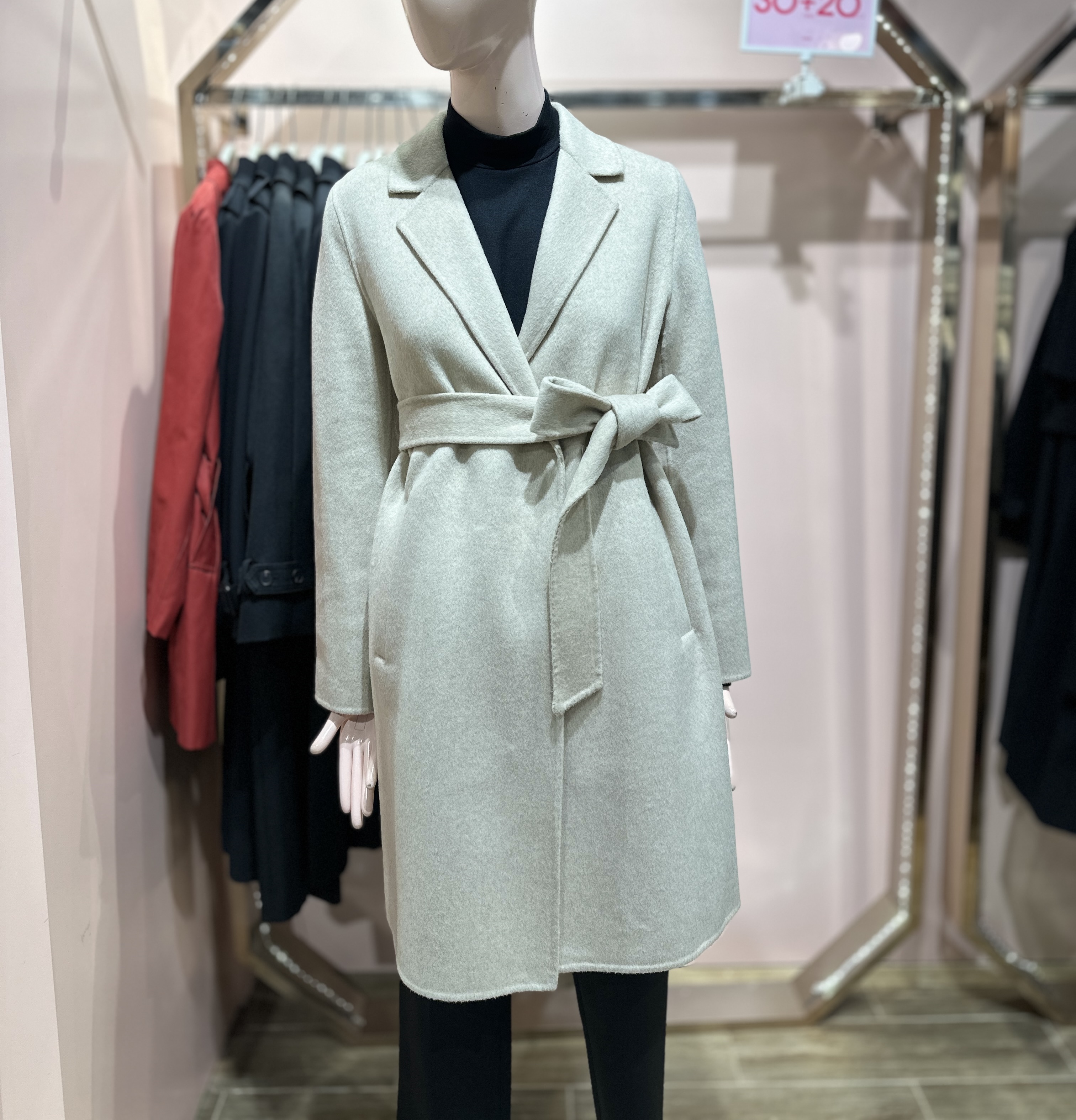 숲(SOUP) 울 캐시미어 벨티드 코트 OAAHCQ1이미지입니다. 누르면 해당 게시물로 새창이동합니다.