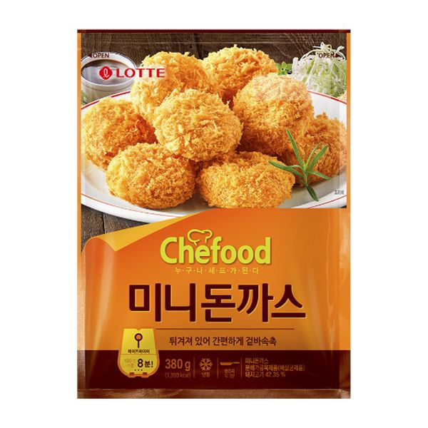 롯데푸드 쉐푸드 미니 돈까스 380g (7개)_이미지