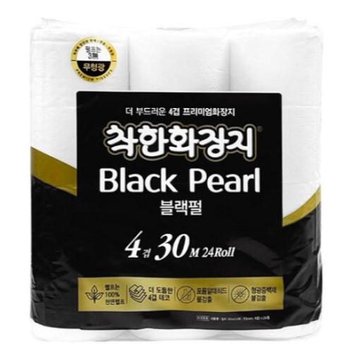 착한화장지 블랙펄 30m (24롤)