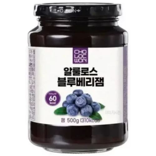 초록원 알룰로스 블루베리잼 500g (16개)_이미지