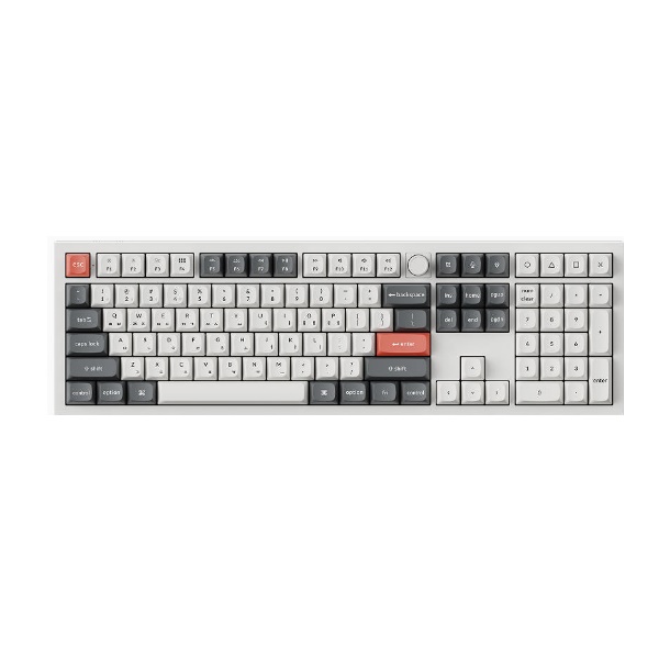 Keychron Q6 Ultra 유무선 기계식 화이트 (바나나축)_이미지
