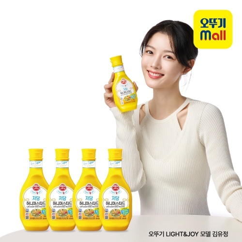 LIGHT&JOY 저당 허니머스타드 535g (4개)_이미지