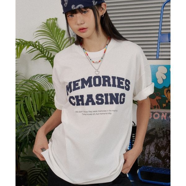피그먼트 버블피스 16수 메모리즈 티셔츠 화이트 1956831_이미지
