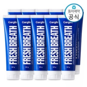 가그린 후레쉬 브레스 치약 스피아민트 120g (10개)_이미지