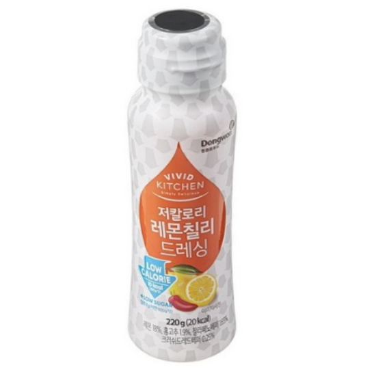 비비드키친 저칼로리 레몬 칠리 드레싱 220g (6개)_이미지