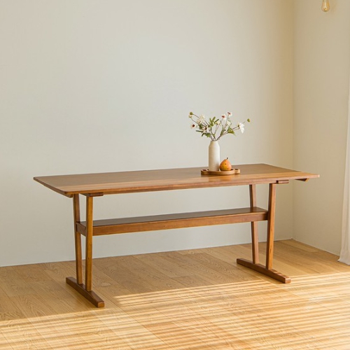 레트로하우스 미네 리빙다이닝 원목 식탁 1800 (패브릭소파2개)_이미지