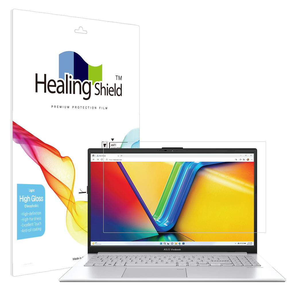 폰트리 힐링쉴드 ASUS 비보북 고 15 E1504G 올레포빅 Light 액정보호필름_이미지