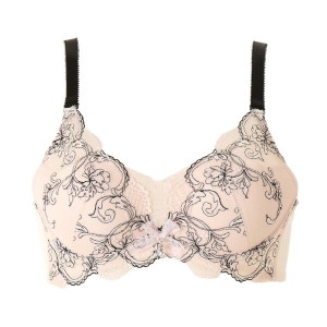 비너스 B컵 블랙라벨 컬러체인지 튤레이스 몰드브라 VBRB645B 네이비 햄팬티105