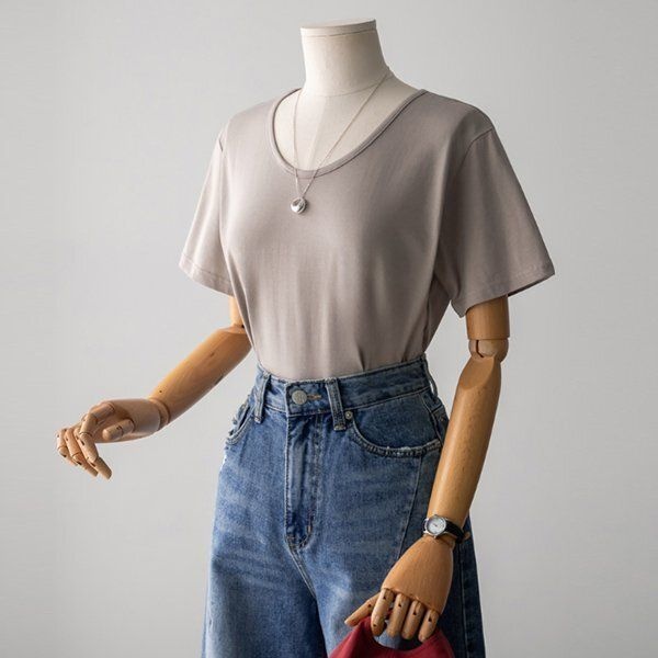 안나앤모드 안나앤모드 A. 세븐 모달 티셔츠 티셔츠D1229R04