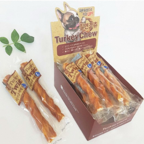 터키츄 꽈배기 L 45g