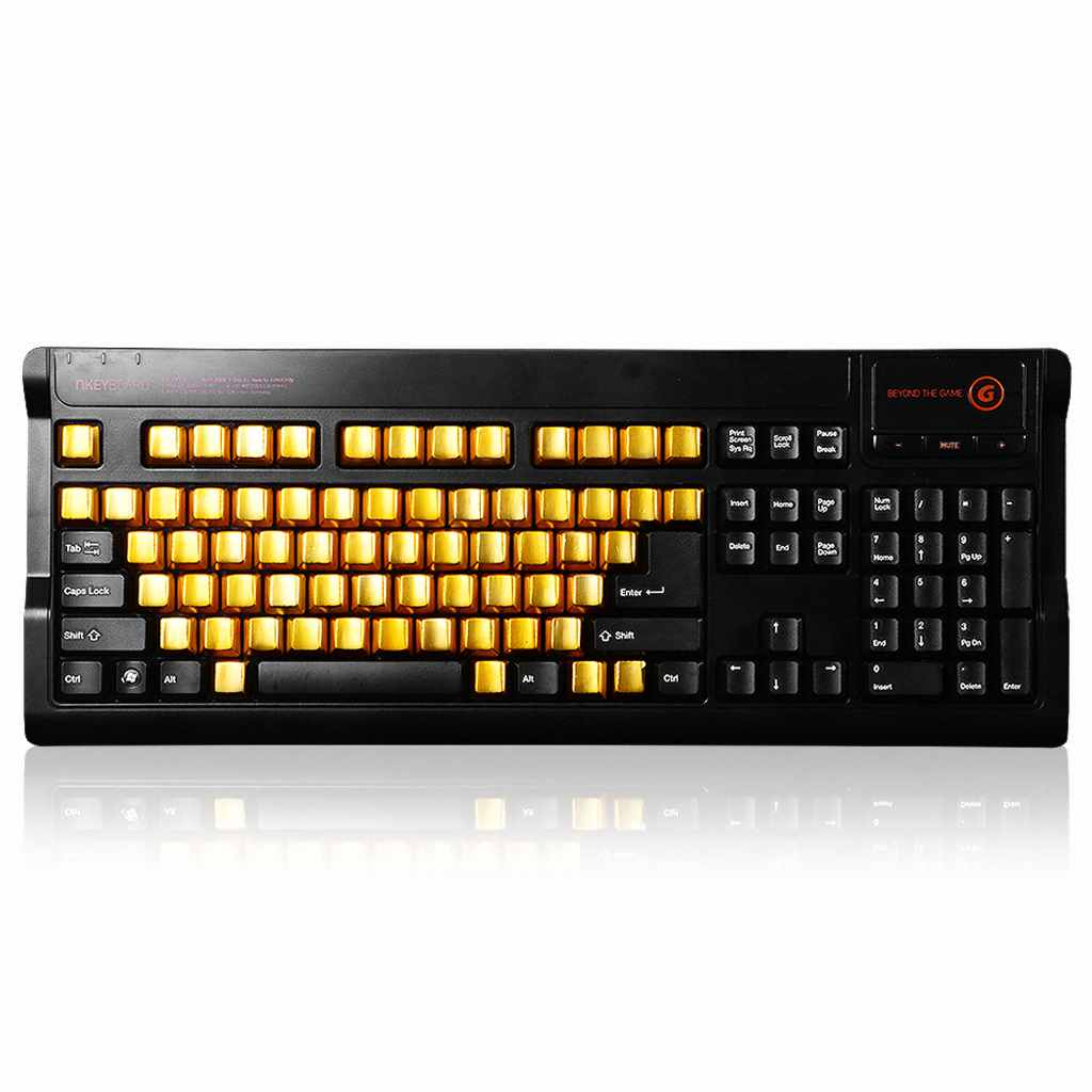 스카이디지탈 NKEYBOARD NKEY-1 다나와 콜라보레이션 (최초인듯 최초아닌 최초같은 24K GOLD EDITION)_이미지