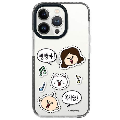 오가프린스 갤럭시S25 빵빵이의 일상 투게더 라인젤리 케이스_이미지