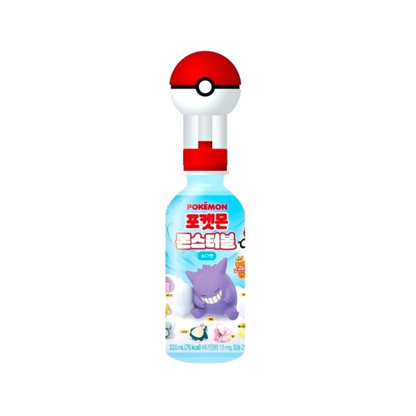 금강B&F 포켓몬 몬스터볼 소다맛 220ml (6개)_이미지