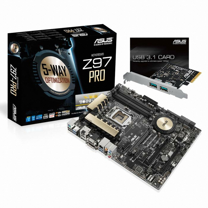 Z97-PRO + USB3.1 CARD 아이보라
