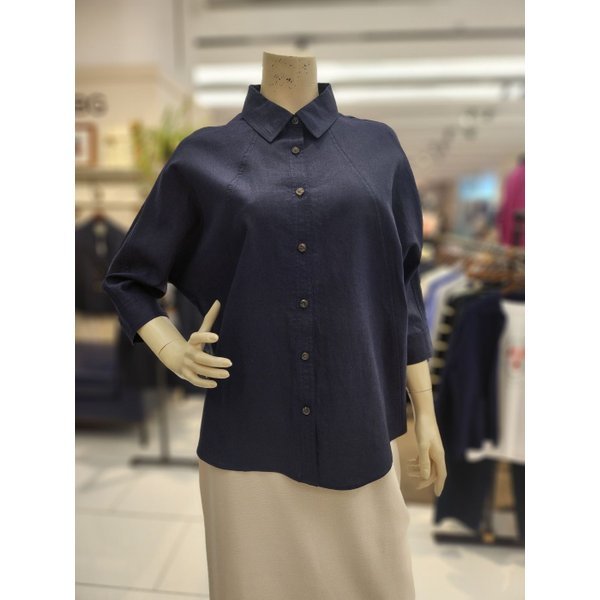 BCBG 25 /여름 린넨 마 셔츠 B5M4B484_이미지