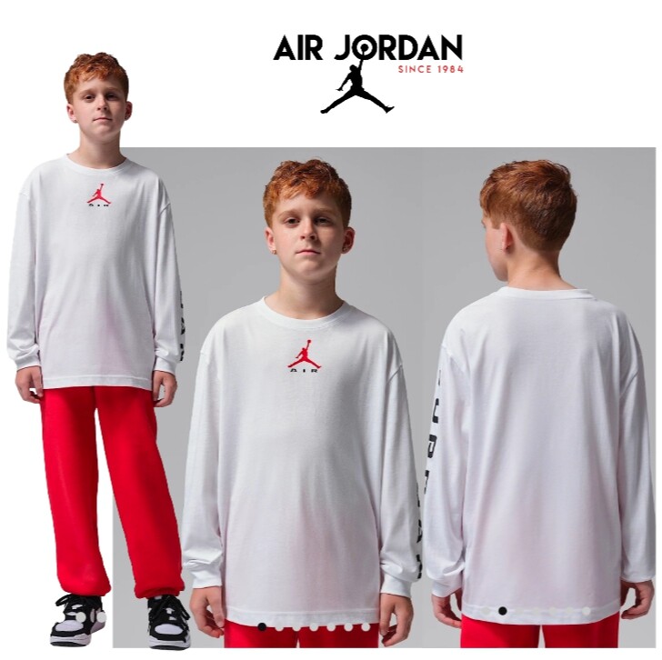 나이키키즈 조던 키즈 AIR 긴팔티셔츠 N263TS183P_이미지