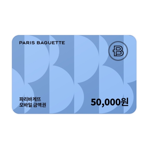 파리바게뜨 파리바게뜨 모바일 금액권 (5만원)