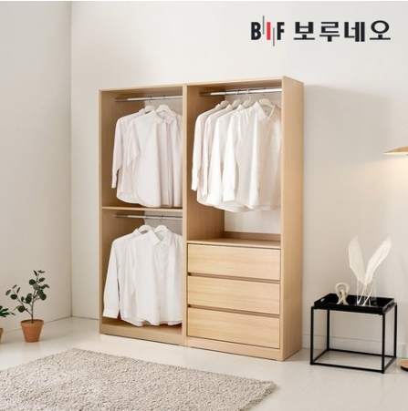 BIF보루네오 피타 드레스룸 시스템행거 B세트_이미지