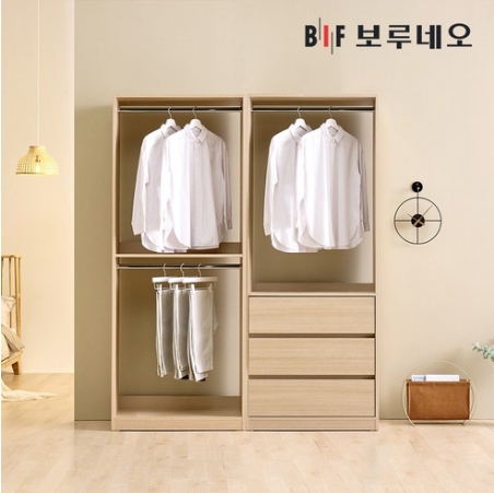 BIF보루네오 피타 드레스룸 시스템행거 B세트_이미지