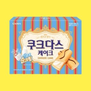 크라운제과 쿠크다스 케이크 154g (8개)_이미지