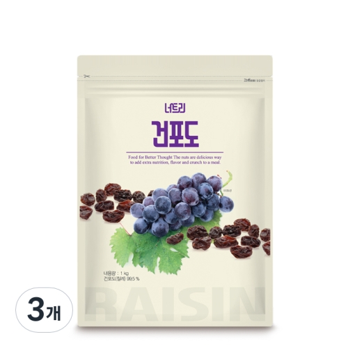 너트리 건포도 1kg (3개)_이미지
