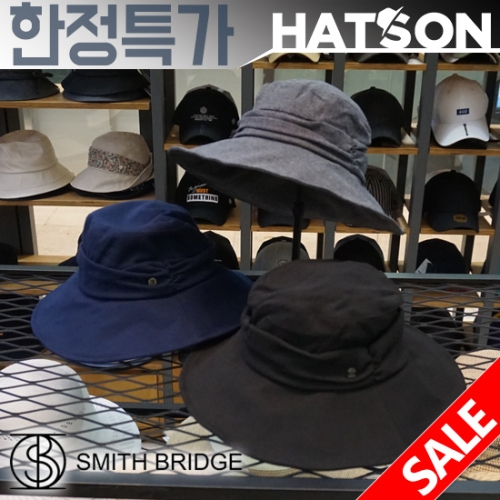 HATSON 2018   햇츠온 J3SB307 SMITH BRIDGE 브랜드 여성 코디 심플 블랙 패션 무지 사계절 버킷햇..