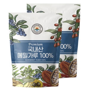국산 메밀 가루 100% 순메밀 분말 500g+500g 1kg_이미지