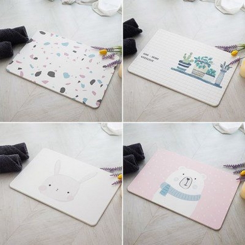 일러스트 규조토 발매트