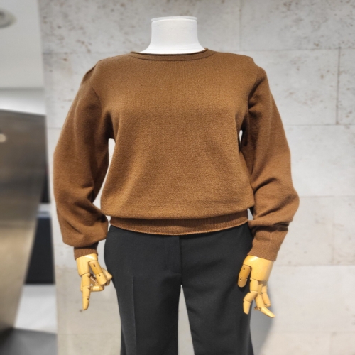 더아이잗컬렉션 여성 울 라운드넥 풀오버 니트 CPAA1PO381_이미지