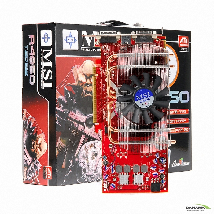 MSI 라데온 HD 4850 R4850-T2D512 512MB VF1050_이미지
