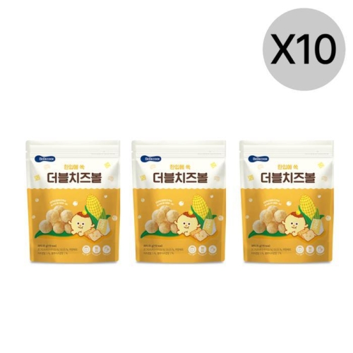 베베쿡 한입에 쏙 더블치즈볼 25g (30개)_이미지