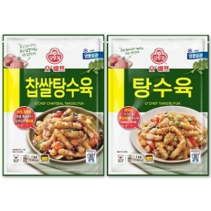 오뚜기 오쉐프 찹쌀 탕수육 1kg (3개)
